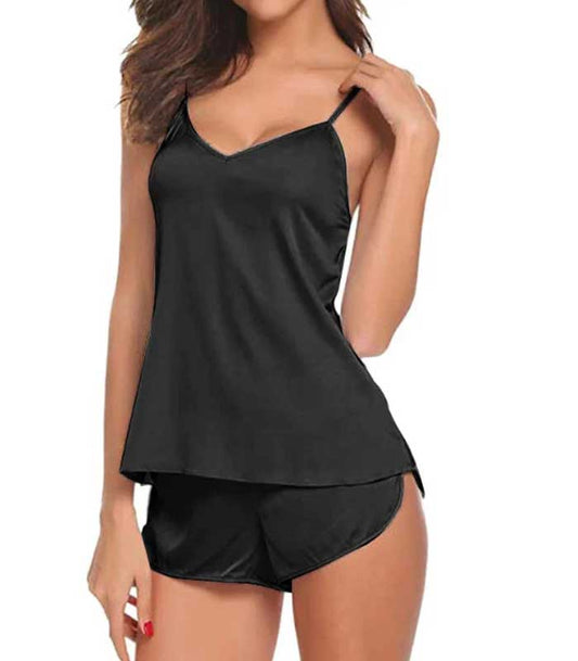 Black Cami Short
