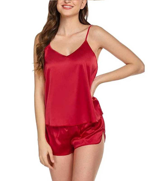Red Cami Short